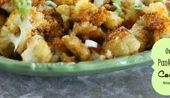  Coliflor rostizada con ajo y pan 