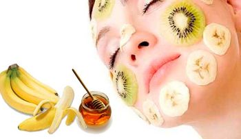 Mascarilla facial de plátano y miel