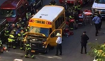 Imágenes y video del ataque terrorista en NY; 8 muertos y 12 heridos