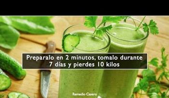 Tómalo por 7 días y pierdes 10 kilos