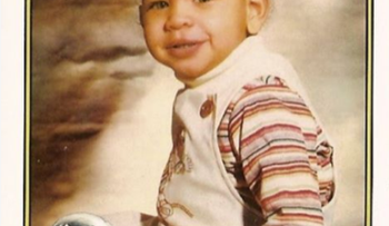 Pelotero dominicano cuando era un niño