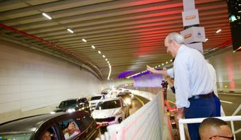 Abinader inaugura túnel de la Plaza de la Bandera