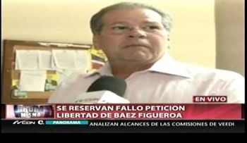 Tribunal se reserva fallo sobre pedido de libertad de Báez Figueroa 