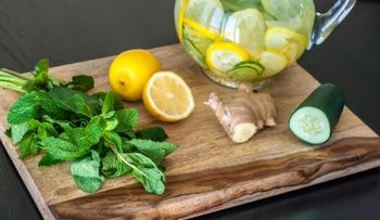 Dieta de desintoxicación y limpieza con limón, jengibre y pepino