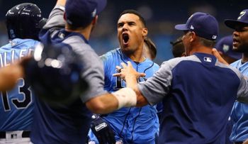 Carlos Gómez conecta un soberbio cuadrangular y los Rays dejan tendidos a Mellizos 