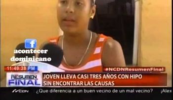 Joven tiene tres años con hipo sin encontrar solución en República Dominicana (VIDEO)