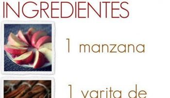 Baja de peso con agua de manzana y canela