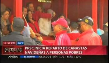 El PRSC reparte canastas navideñas