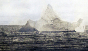 Esta imagen inédita del iceberg fue la culpable hundimiento Titanic