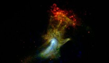 La NASA descubre una mano de Dios en el espacio profundo