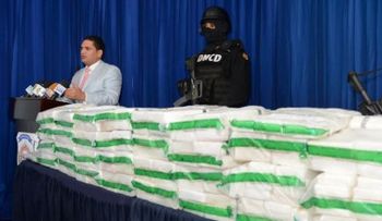 179 paquetas de cocaína decomisado por DNCD y MP 