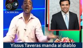 Presentador Yissus Taveras le dice "asqueroso" a Roberto Angel Salcedo