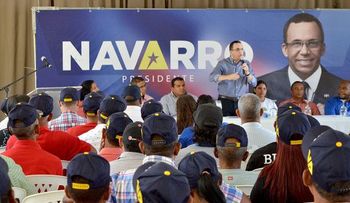 Navarro: Desarrollo de RD amerita estratégica del Estado y la sociedad; presenta su proyecto en Valverde