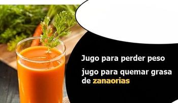 El jugo de zanahoria para limpiar el colon y bajar de peso