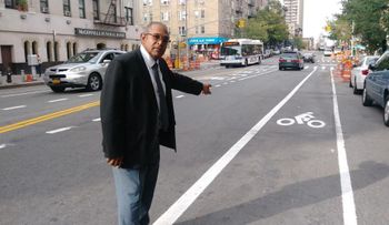 Comerciantes dominicanos rechazan línea para bicicletas en calles del Alto Manhattan