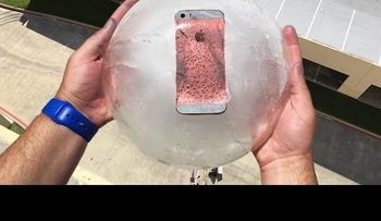 ¿Resistirá el nuevo iPhone congelado a una caída desde 30 metros?
