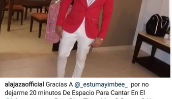 Dios tiene más que darme que yo pedirleâ?, publicó Alajaza, ante actitud arrogante de Anthony Santos