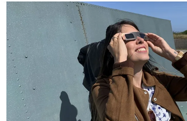 Meteoróloga prevé pronóstico del eclipse una semana antes