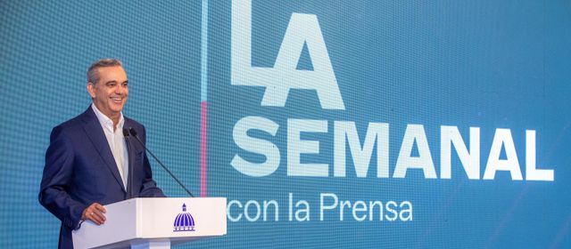 Abinader realizará este lunes encuentro La Semanal con la Prensa, desde Santiago 