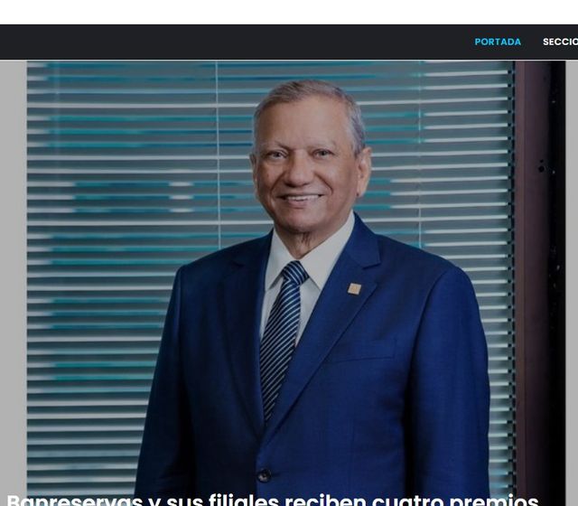 Banreservas y sus filiales reciben cuatro premios de World Finance, incluido Mejor Grupo Bancario de República Dominicana