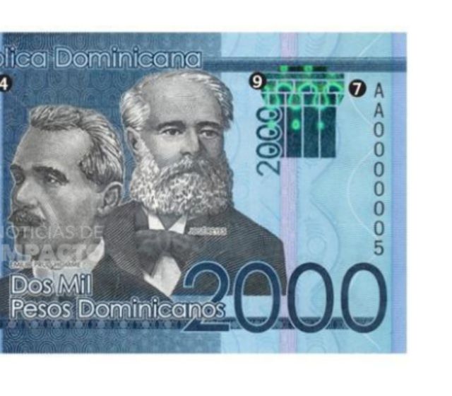 Banco Central emite billetes de RD$2,000 del año 2025