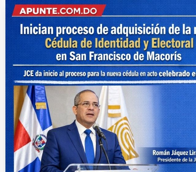 JCE inicia proceso para adquisición de nueva Cédula