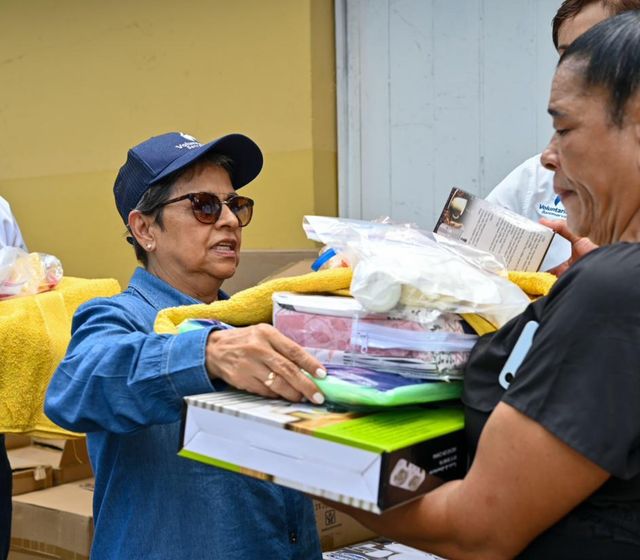 Voluntariado Banreservas asiste a familias afectadas por inundaciones en varias provincias