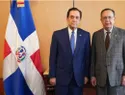 Valdez Albizu recibió visita embajador Tony Raful y estudiantes meritorios de origen dominicano en España