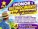 PLD felicita a los agrónomos en su día: "Son protagonistas del desarrollo y garante de la producción de alimentos"