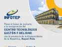INAUGURACIÓN SUSPENDIDA Re: CONVOCATORIA DE PRENSA: Inauguración CT INFOTEP / SPM/Viernes 9