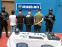 Policía arresta a cuatro colombianos por asaltos a mano armada en Piantini y otros sectores del Distrito Nacional