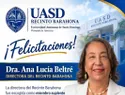 Destaca hecho histórico de Ana Beltré como primera representante del Recinto UASD Barahona en el Consejo Universitario