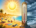 Indomet prevé lluvias por vaguada y polvo del Sahara este miércoles
