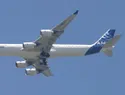 El Airbus A340-600 se despide de Lufthansa entre el fervor de los aficionados en Washington-Dulles