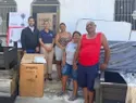 DASAC repara techo y entrega ajuares a familia afectada por incendio en Cabral