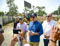 Alcalde Ulises Rodríguez supervisa construcción de Estación Central de Bomberos en El Dorado