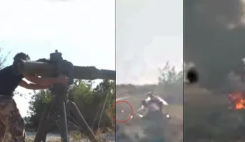 Los rebeldes destruyen un helicóptero ruso en Siria con armas de EE.UU. (VIDEO)