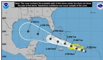 La tormenta Grace se degrada a depresión tropical; vientos serían menores, pero ocurrirán aguaceros en todo el país