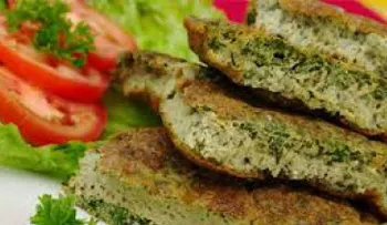 Tortilla verde de espinacas
