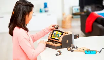 El más reciente dispositivo de Nintendo está hecho de cartón