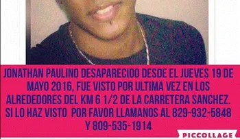 Jonathan Paulino sigue desaparecido y sus familiares imploran sea encontrado