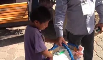 Funcionario de México humilla niño vendedor