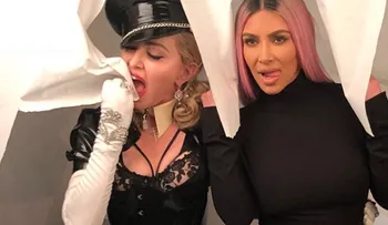  Kim Kardashian y Madonna, esto es lo que tenían entre manos