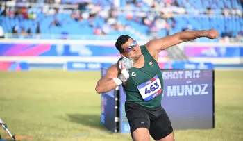 Uziel Muñoz da a México el oro en impulso de bala de los Juegos Centroamericanos