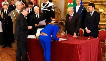 La falsa foto de la ministra italiana y su tanga que fue furor en las redes sociales