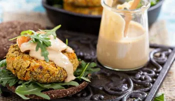 Hamburguesas de avena y calabaza 