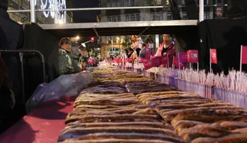 México celebró el día de los Reyes con una rosca gigante de 1.400 metros