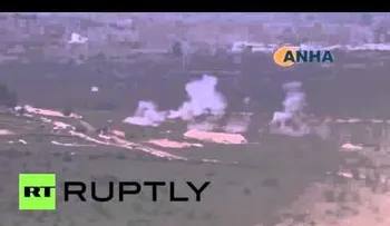 Este es el VIDEO ataque de Turquía al Ejército sirio en Alepo