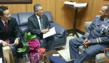 Jefe de la Policía recibe visita del embajador del Japón