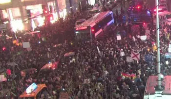 Protestas en al menos 7 grandes ciudades de EE.UU. en contra de Trump